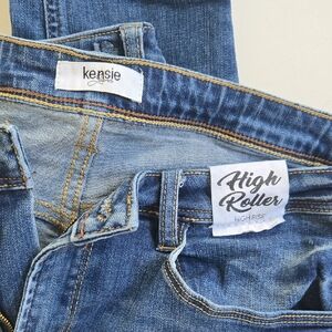 High Roller High Rise Blue Jeans